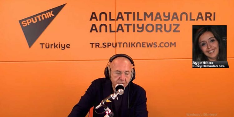 Kuzey Ormanları Araştırma Derneği gönüllüsü Ayşe Yıkıcı’nın Sputnik News’e verdiği röportaj