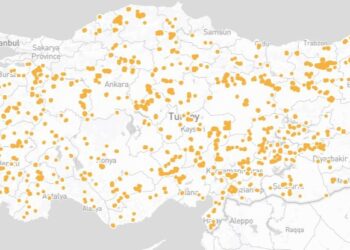 Tüm ülke maden sahası