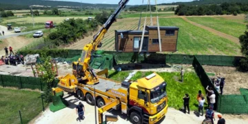 Edirne’de ‘tiny house’ işgaline müdahale başladı