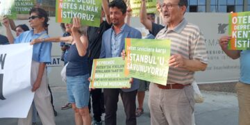 AKO Gönüllüleri: Hacıosman’daki ruhsatsız 35 yıllık beton yığını inşaatı derhal durdurulsun
