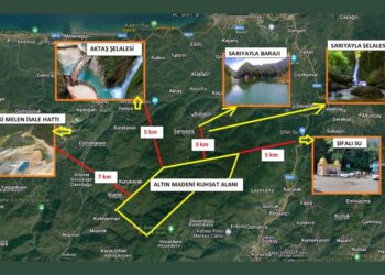 Melen çayı koruma havzasına altın madeni tehdidi