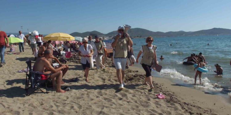 Balıkesir kıyılarımızda işgale karşı basın açıklaması düzenlendi