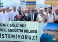 İznik Gölü Endüstri Bölgesi değildir: Gölümüzü savunmaya geldik!