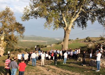 Çerkeşli Köyü Kuzey Ormanları’na açılmak istenen beton santraline karşı yürüdü