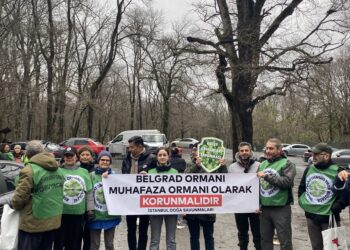 Yaşam savunucuları Belgrad Ormanı’nın “muhafaza ormanı” statüsünün devam etmesi için eylem yaptı